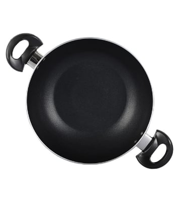 Picture of Topper Nonstick Glamour Deep Fry Pan with Lid (Black) 24 cm