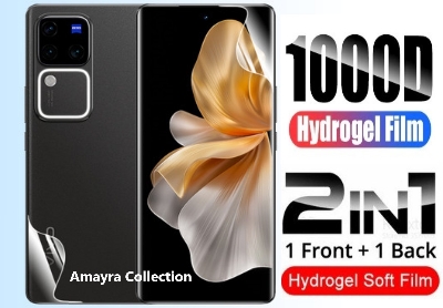 Picture of 2in1 Protector Combo Pack for vivo V30 Pro 5G (Front Hydrogel Protector Poly + Back Hydrogel Protector Poly)