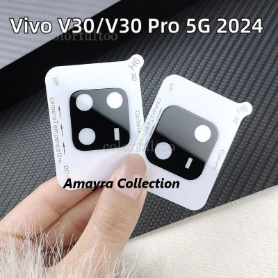 Picture of vivo V30 Pro 5G Back 9H Full Camera Lens Protector Rear 9H 3D Camera Lens Protector,Upgraded HD,Clear Scratch Resistant [With Photo Friendly Flash Cut]