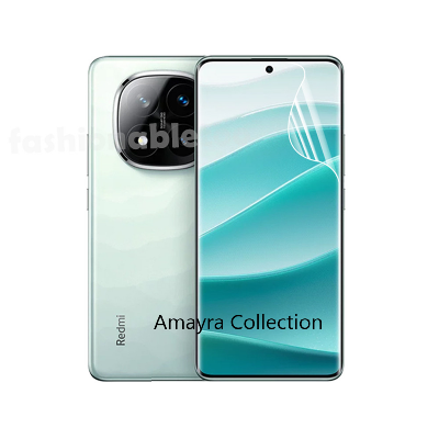 Picture of 3in1 Protector Combo Pack for Xiaomi Redmi Note 14 Pro 5G (Front Hydrogel Screen Protector Poly + Back Hydrogel Poly Protector + Camera Lens Protector)
