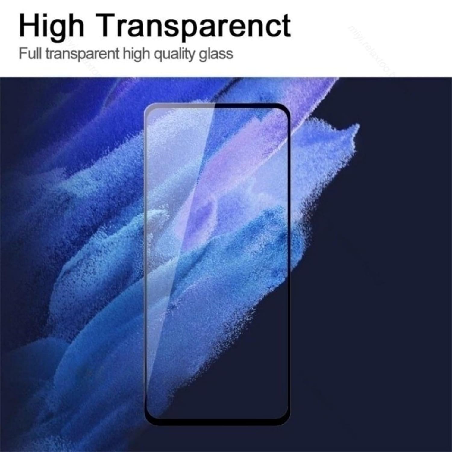 Picture of Xiaomi Redmi Note 14 5G Premium Full Coverage Glass Protector Tempered Glass Screen Protector 9H Hardness