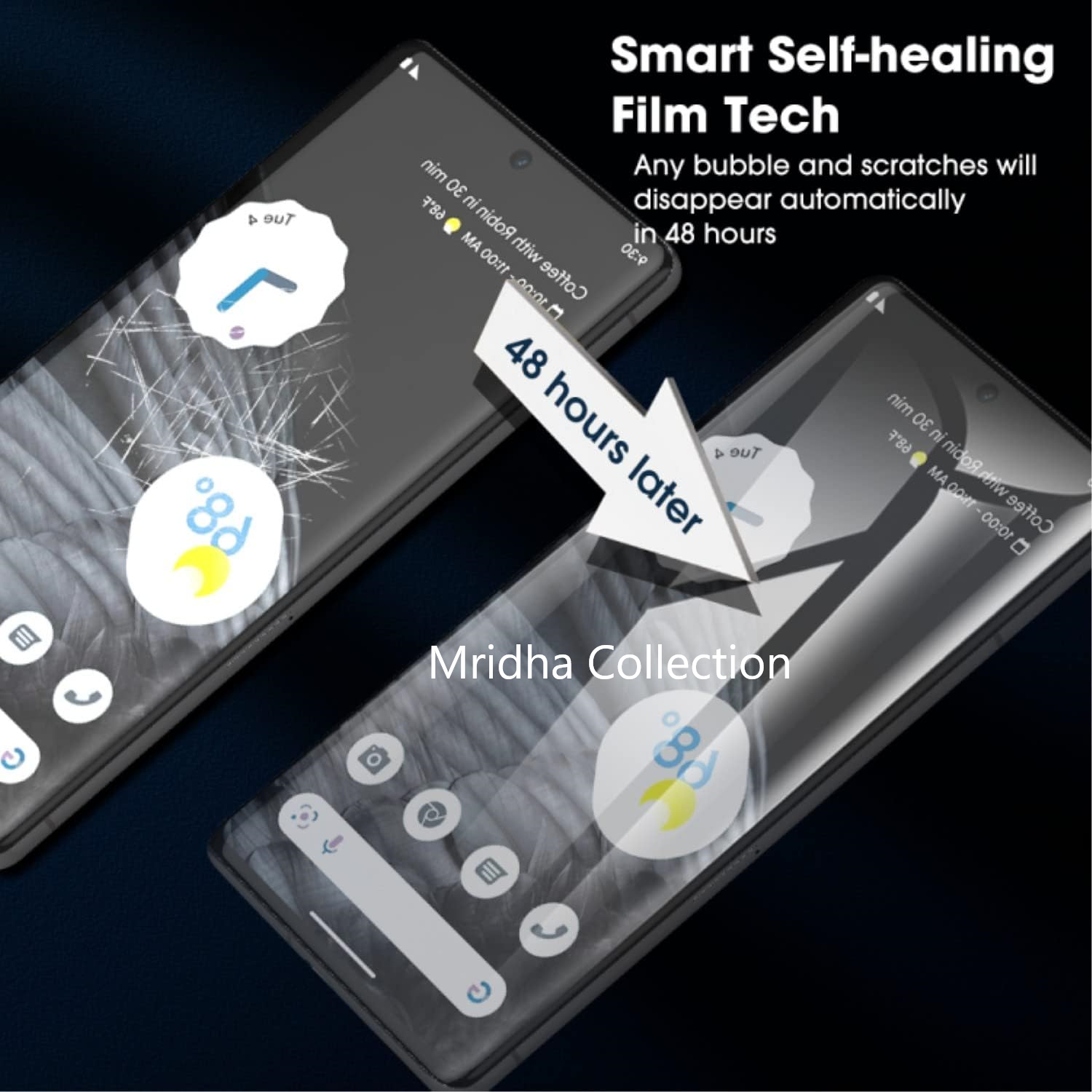 Picture of Xiaomi Redmi Note 14 Pro+ 5G / Xiaomi Redmi Note 14 Pro Plus 5G TPU Protective Film Hydrogel Front Poly Protector Screen Protector Anti-Shatter / High Definition (Front Poly)