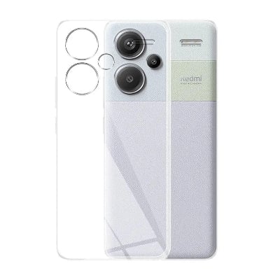 Picture of Xiaomi Redmi Note 13 Pro+ 5G / Xiaomi Redmi Note 13 Pro Plus 5G Silicone Clear Case Soft Flexible TPU Rubber Bumper Shockproof Corners Transparent Clear Back Cover