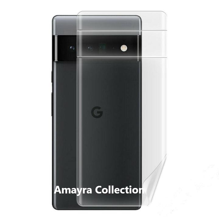 Picture of 3in1 Protector Combo Pack for Google Pixel 6 Pro 5G (Front Hydrogel Screen Protector Poly + Back Hydrogel Poly Protector + Camera Lens Protector)