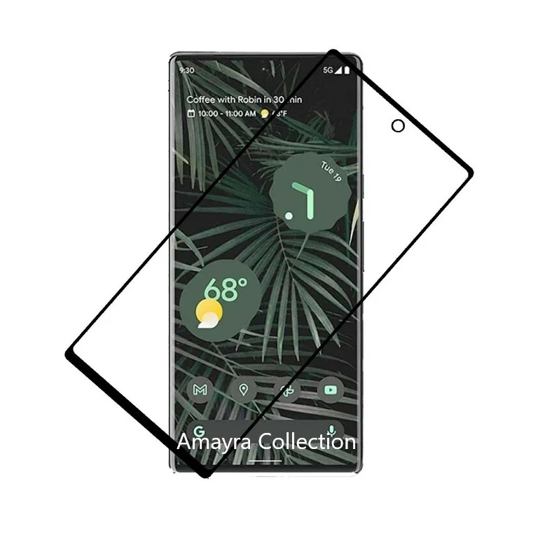 Picture of Google Pixel 6a 5G (5D 9D 11D 13D 21D) Screen Protector Tempered Glass Film 9H Hardness Full Coverage No Bubbles and Fingerprint Scratch-Resistant