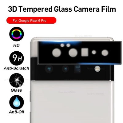 Picture of 2in1 Protector Combo Pack for Google Pixel 6a 5G (Premium Full Screen Protector Glass+9h Camera Lens Protector)