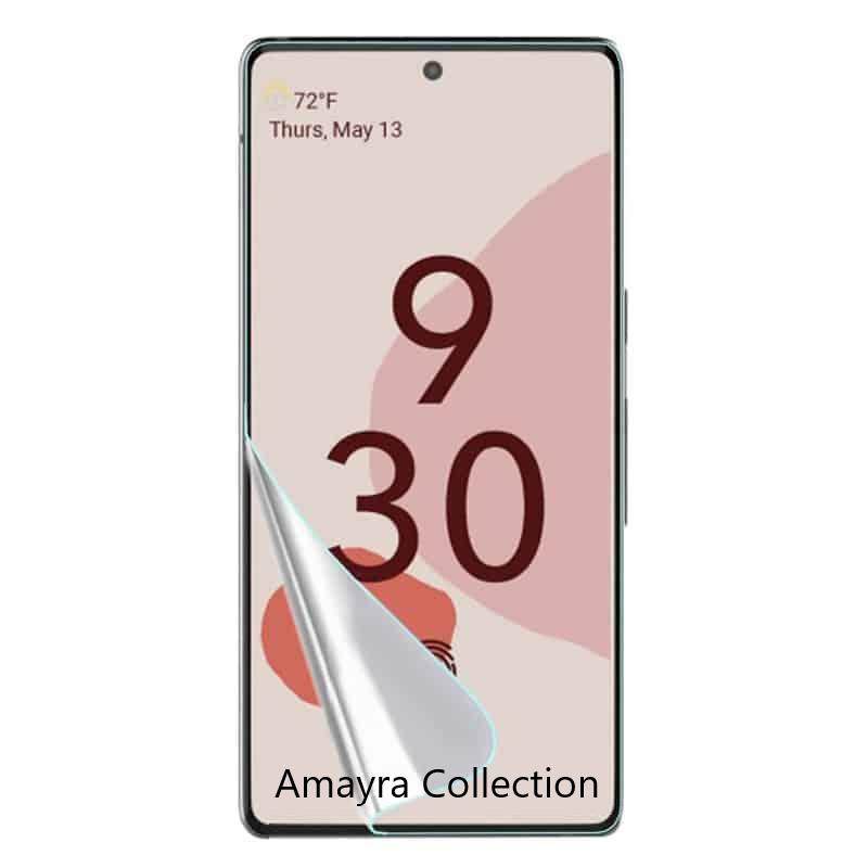 Picture of 3in1 Protector Combo Pack for Google Pixel 6a 5G (Front Hydrogel Screen Protector Poly+Back Hydrogel Poly Protector+9h Camera Lens Protector)