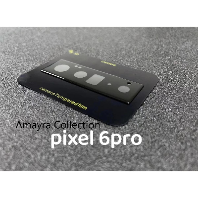 Picture of Google Pixel 6 Pro 5G Back 9H Full Camera Lens Protector Rear 9H 3D Camera Lens Protector,Upgraded HD,Clear Scratch Resistant [With Photo Friendly Flash Cut]