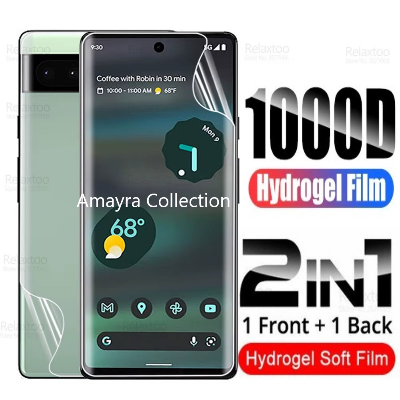 Picture of 2in1 Protector Combo Pack for Google Pixel 6 5G (Front Hydrogel Protector Poly+Back Hydrogel Protector Poly)