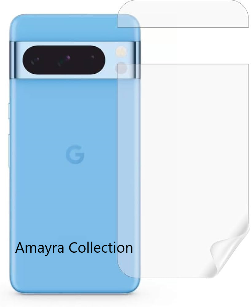 Picture of Google Pixel 8 5G TPU Protective Film Hydrogel Back Poly Protector Screen Protector Anti-Shatter / High Definition (Back Poly)