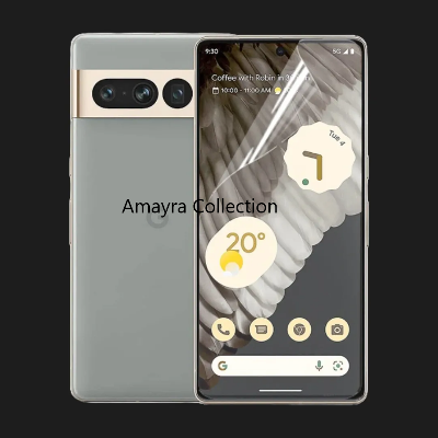 Picture of Google Pixel 7 Pro 5G TPU Protective Film Hydrogel Front Poly Protector Screen Protector Anti-Shatter / High Definition (Front Poly)
