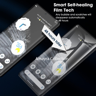 Picture of Google Pixel 7 Pro 5G TPU Protective Film Hydrogel Front Poly Protector Screen Protector Anti-Shatter / High Definition (Front Poly)