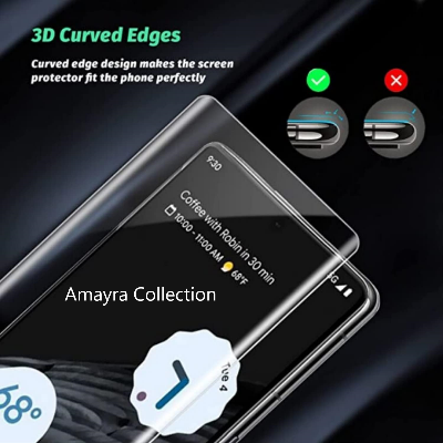 Picture of 2in1 Protector Combo Pack for Google Pixel 7 Pro 5G (Front Hydrogel Screen Protector Poly + Camera Lens Protector)