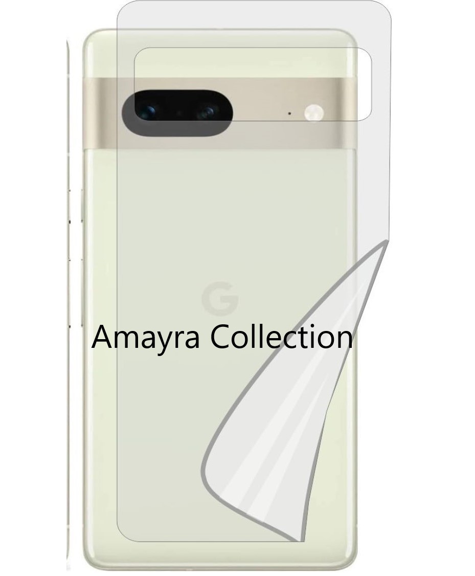 Picture of 3in1 Protector Combo Pack for Google Pixel 7 5G (5d Full Screen Protector Glass+Back Hydrogel Protector Poly+Camera Lens Protector)