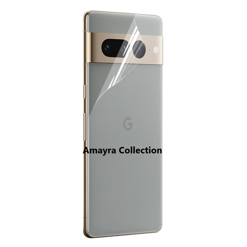 Picture of 2in1 Back Protector Combo Pack for Google Pixel 7 Pro 5G (Back Hydrogel Poly Protector + Camera Lens Protector)