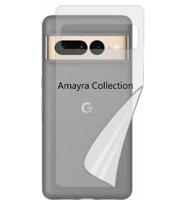 Picture of 2in1 Back Protector Combo Pack for Google Pixel 7 Pro 5G (Back Hydrogel Poly Protector + 3D Camera Lens Protector Glass)