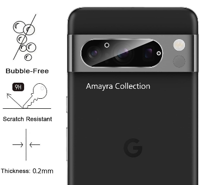 Picture of 2in1 Protector Combo Pack for Google Pixel 8 Pro 5G (5d Full Screen Protector Glass+ Camera Lens Protector)