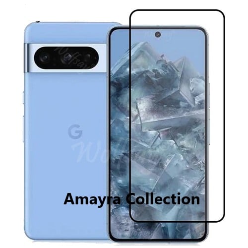Picture of 3in1 Protector Combo Pack for Google Pixel 8 Pro 5G (5d Full Screen Protector Glass+Back Hydrogel Protector Poly+Camera Lens Protector)