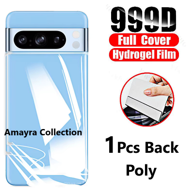 Picture of Google Pixel 8 Pro 5G TPU Protective Film Hydrogel Back Poly Protector Screen Protector Anti-Shatter / High Definition (Back Poly)