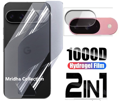 Picture of 2in1 Back Protector Combo Pack for Google Pixel 9a 5G (Back Hydrogel Poly Protector+Camera Lens Protector)