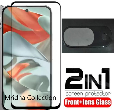 Picture of 2in1 Protector Combo Pack for Google Pixel 9 5G (5d Full Screen Protector Glass+9h Camera Lens Protector)