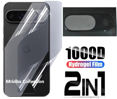 Picture of 2in1 Back Protector Combo Pack for Google Pixel 9a 5G (Back Hydrogel Poly Protector+9h Camera Lens Protector)
