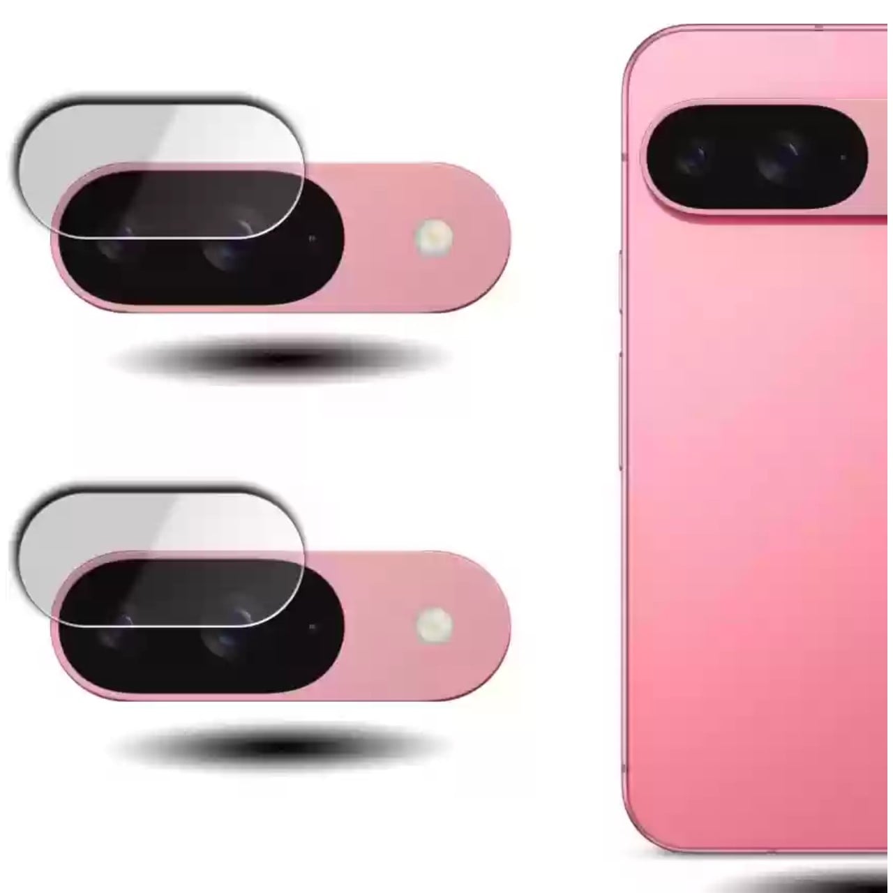 Picture of Google Pixel 9a 5G  Back Camera Lens Screen Protector Rear Camera Lens Screen Protector,Upgraded HD,Clear Scratch Resistant(Nano Poly)
