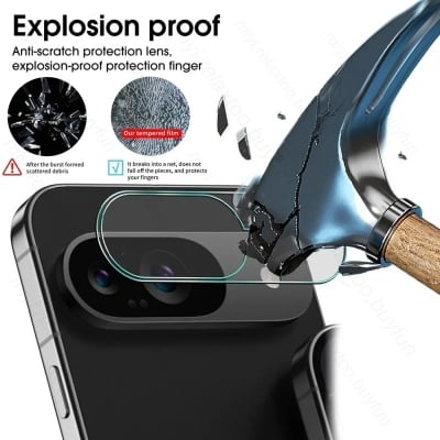 Picture of Google Pixel 9 Pro XL 5G  Back Camera Lens Screen Protector Rear Camera Lens Screen Protector,Upgraded HD,Clear Scratch Resistant(Nano Poly)