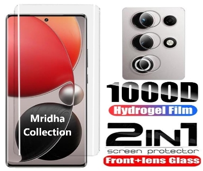 Picture of 2in1 Protector Combo Pack for itel S25 Ultra (A+ GRADE) UV Glass Screen Protector + Camera Protector Lens