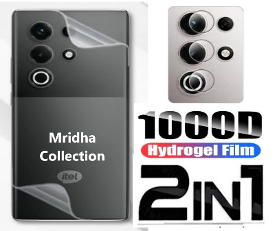 Picture of 2in1 Back Protector Combo Pack for itel S25 Ultra (Back Hydrogel Poly Protector + Camera Lens Protector)