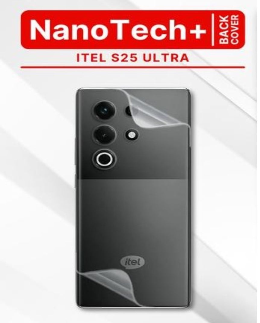 Picture of 2in1 Protector Combo Pack for itel S25 Ultra (Front Hydrogel Protector Poly + Back Hydrogel Protector Poly)