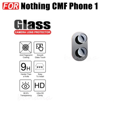 Picture of 2in1 Protector Combo Pack for Nothing CMF Phone 1 (Premium Full Screen Protector Glass + Camera Lens Protector)