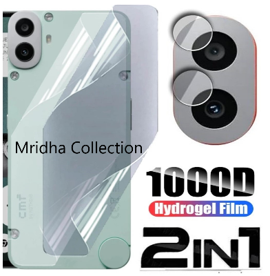 Picture of 2in1 Back Protector Combo Pack for Nothing CMF Phone 1 (Back Hydrogel Poly Protector+Camera Lens Protector)