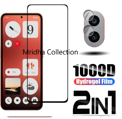 Picture of 2in1 Protector Combo Pack for Nothing CMF Phone 1 (5d Full Screen Protector Glass + Camera Lens Protector)