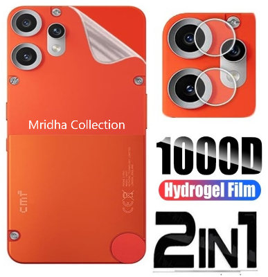 Picture of 2in1 Back Protector Combo Pack for Nothing CMF Phone 2 Pro (Back Hydrogel Poly Protector+Camera Lens Protector)
