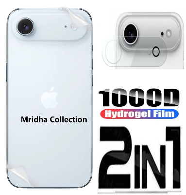 Picture of 2in1 Back Protector Combo Pack for Apple iPhone Air (Back Hydrogel Poly Protector + 3D Camera Lens Protector Glass)