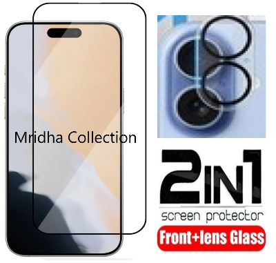 Picture of 2in1 Protector Combo Pack for Apple iPhone 17 (5d Full Screen Protector Glass + 3D Camera Lens Protector)