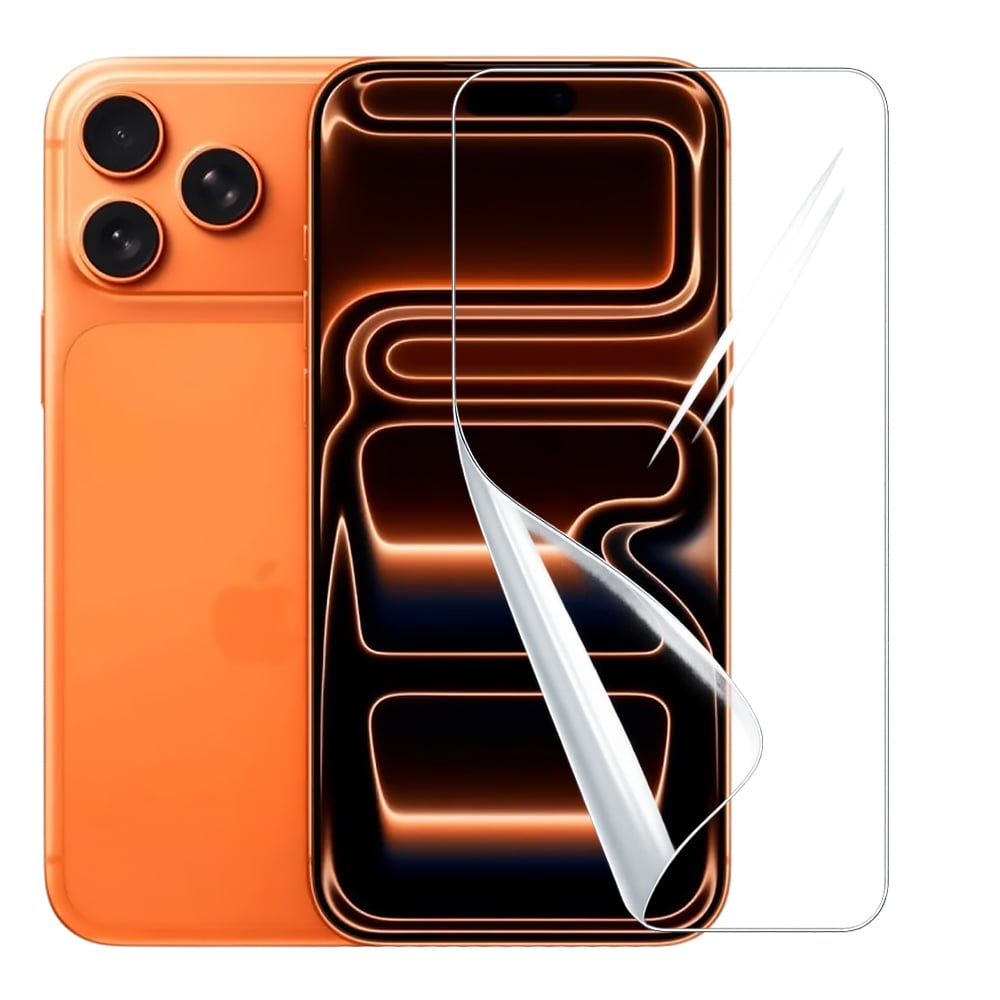 Picture of 3in1 Protector Combo Pack for Apple iPhone 17 Pro (Front Hydrogel Screen Protector Poly + Back Hydrogel Poly Protector + 3D Camera Lens Protector)