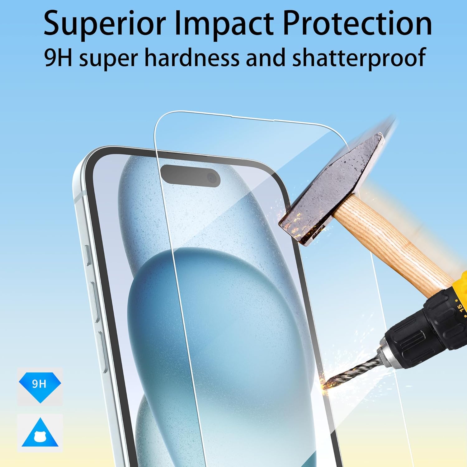 Picture of 2in1 Protector Combo Pack for Apple iPhone 17 (Clear Screen Protector Glass + 3D Camera Lens Protector)