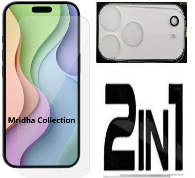 Picture of 2in1 Protector Combo Pack for Apple iPhone 17 Pro Max (Clear Screen Protector Glass + 3D Camera Lens Protector)