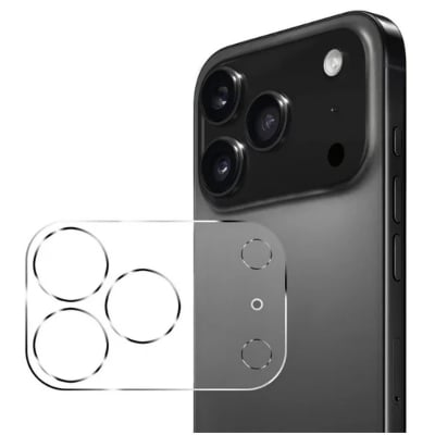 Picture of 3in1 Protector Combo Pack for Apple iPhone 17 Pro Max (Premium Full Screen Protector Glass + Back Hydrogel Protector Poly + 3D Camera Lens Protector)