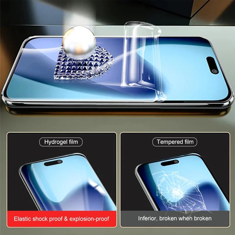 Picture of 2in1 Protector Combo Pack for Apple iPhone 17 Pro Max (Front Hydrogel Screen Protector Poly + 3D Camera Lens Protector Glass)