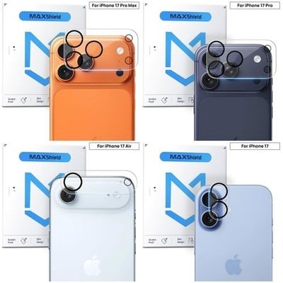 Picture of 2in1 Protector Combo Pack for Apple iPhone 17 Pro Max (Front Hydrogel Screen Protector Poly + 3D Camera Lens Protector Glass)