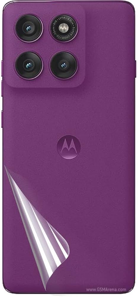 Picture of 3in1 Protector Combo Pack for Motorola Edge 60 5G (A+ GRADE) UV Glass Screen Protector + Back Protector Film + Camera Glass Protector)