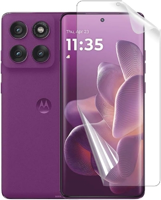 Picture of Motorola Edge 60 Pro 5G (4 Layers) TPU Hydrogel Machine Cutting Screen Protector Film Anti-Shatter / High Definition (Front Poly)