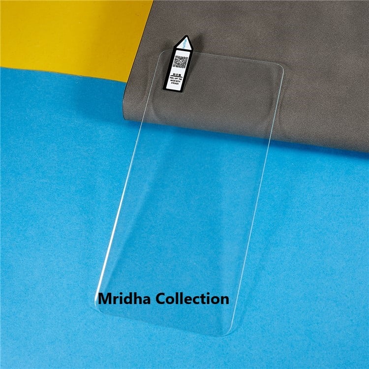 Picture of Infinix Hot 60 Pro+ / Infinix Hot 60 Pro Plus (A+ GRADE) Premium UV Tempered Glass Screen Protector Curved with Liquid Glue and UV Light -Transparent Clear
