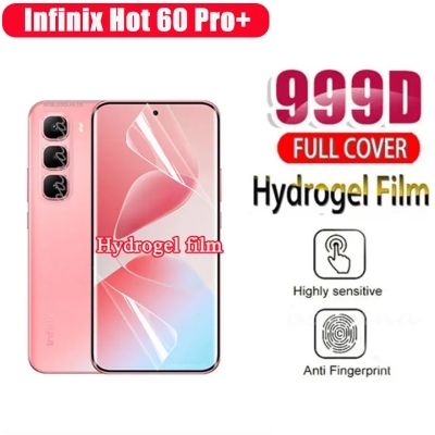 Picture of 2in1 Protector Combo Pack for Infinix Hot 60 Pro+ / Infinix Hot 60 Pro Plus (Front Hydrogel Screen Protector Poly + Camera Lens Protector)