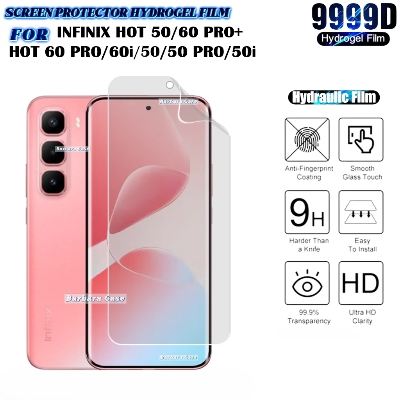 Picture of 2in1 Protector Combo Pack for Infinix Hot 60 Pro+ / Infinix Hot 60 Pro Plus (Front Hydrogel Screen Protector Poly + Camera Lens Protector)
