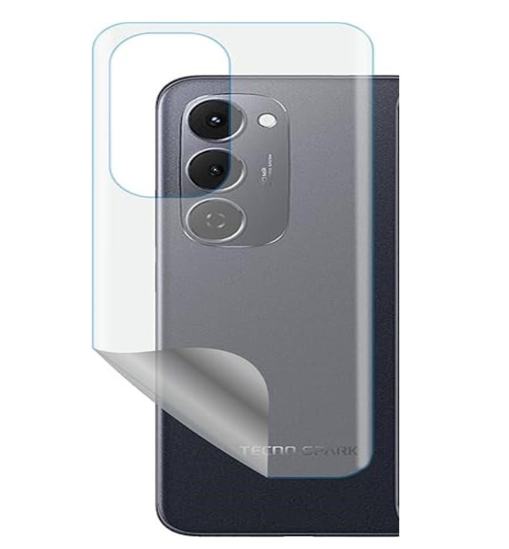 Picture of 3in1 Protector Combo Pack for Tecno Spark 40 Pro+ / Tecno Spark 40 Pro Plus (A+ GRADE) UV Glass Screen Protector + Back Protector Film + Camera Glass Protector)