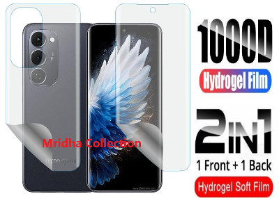 Picture of 2in1 Protector Combo Pack for Tecno Spark 40 Pro+ / Tecno Spark 40 Pro Plus (Front Hydrogel Protector Poly+Back Hydrogel Protector Poly)